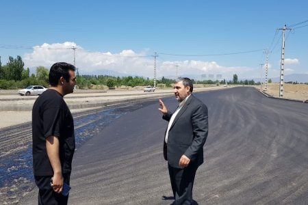 بازدید شهردار خوی از روند عملیات احداث کمربندی شهید سلیمانی