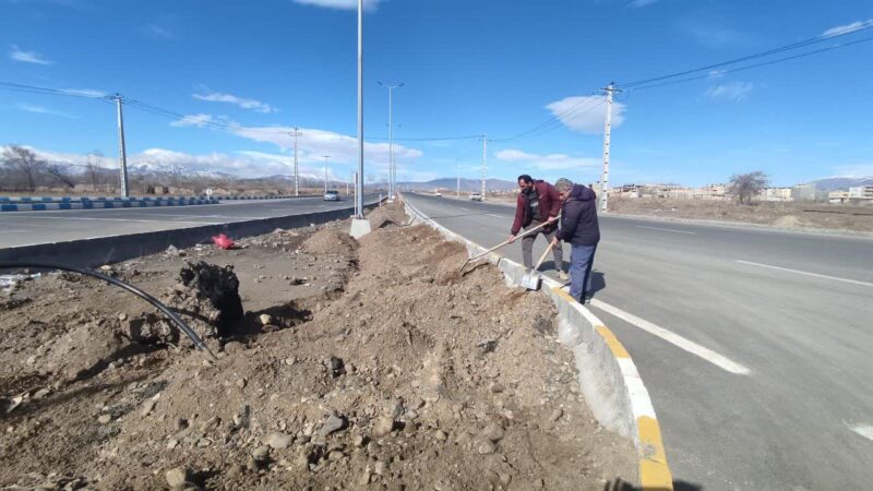 اصلاح هندسی میادین (جانبازان -ورودی بدل آباد – مقابل مسجد امام سجاد -میدان هواشناسی – میدان قره درویش