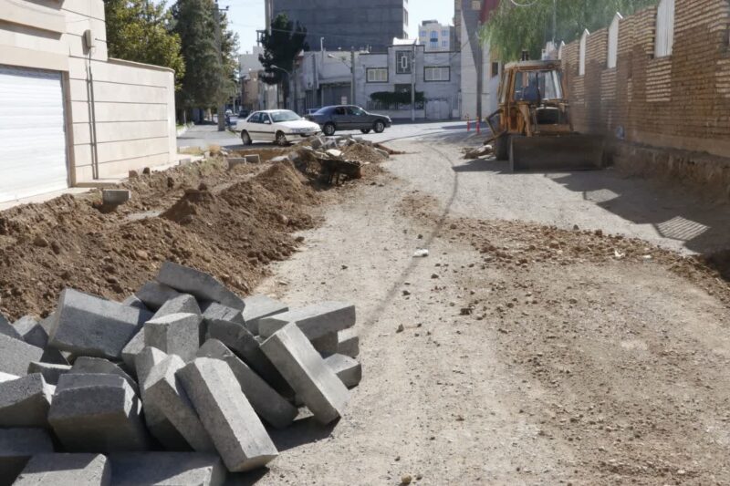 آماده سازی و جدولگذاری معابر شهری